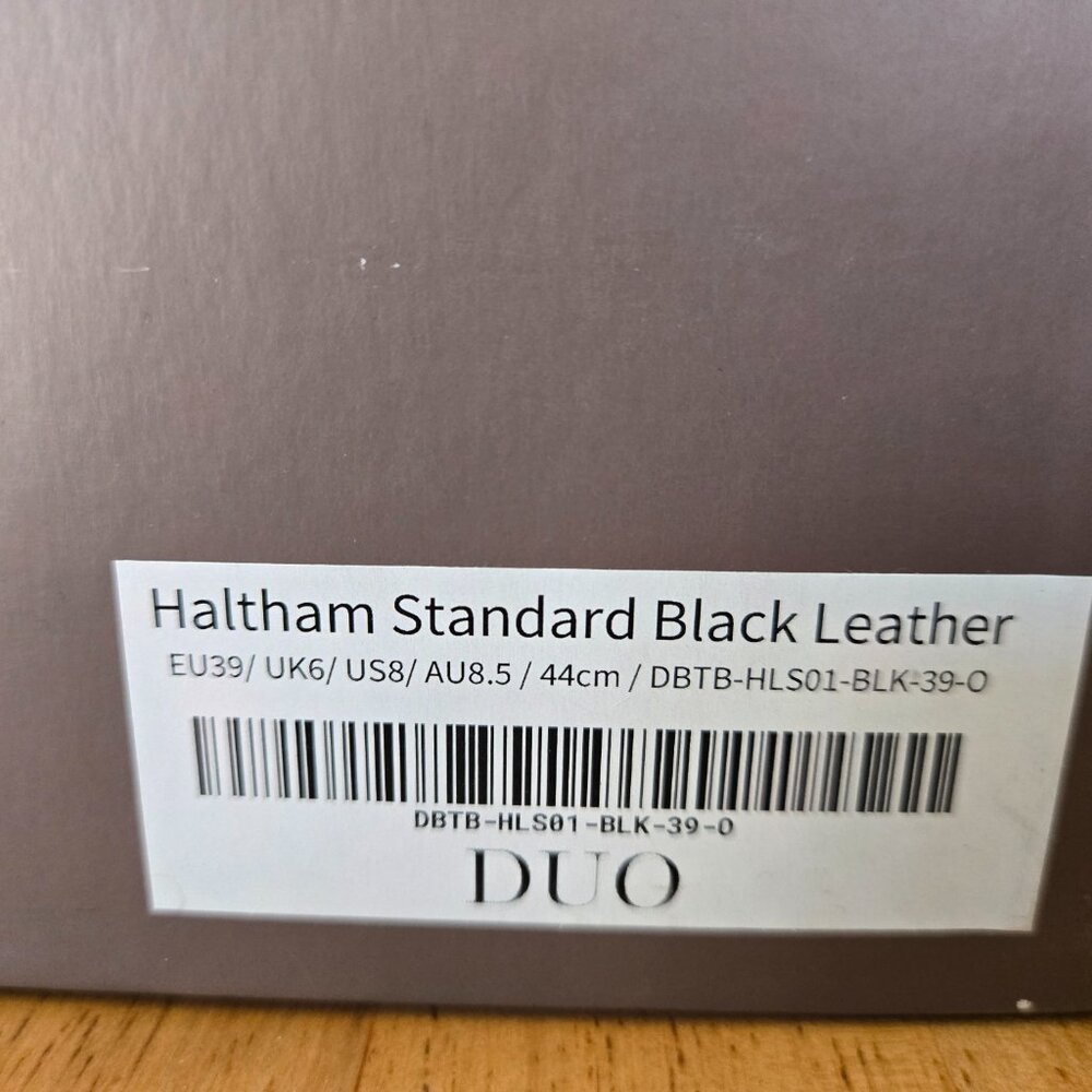 Duo Wide Calf Haltham Knee-High Leather Boots - Picture 8 of 8